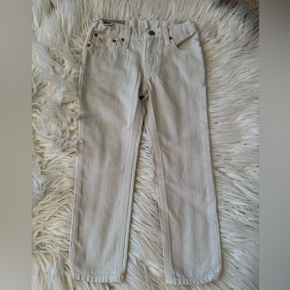 Ralph Lauren white jeans